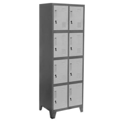 Locker metálico 2 cuerpos 4 puertas L200-4
