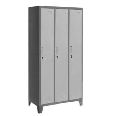 Locker metálico 3 cuerpos 1 puerta L300-1