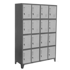 Locker metálico 4 cuerpos 4 puertas L400-4