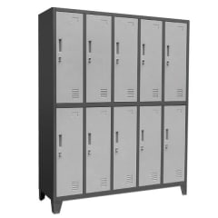 Locker metálico 5 cuerpos 2 puertas L500-2