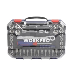 JUEGO DE DADOS 3/8'; 47 PIEZAS WORKPRO