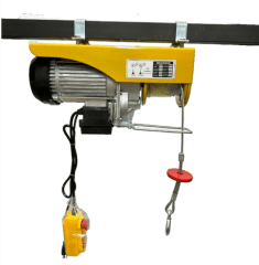 TECLE ELECTRICO CON PIOLA DE ACERO 12M 1000 KG