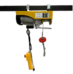 TECLE ELECTRICO CON PIOLA DE ACERO 12M 400 KG