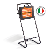 Calefactor Varma Fire 3000W Negro C/Base V400F