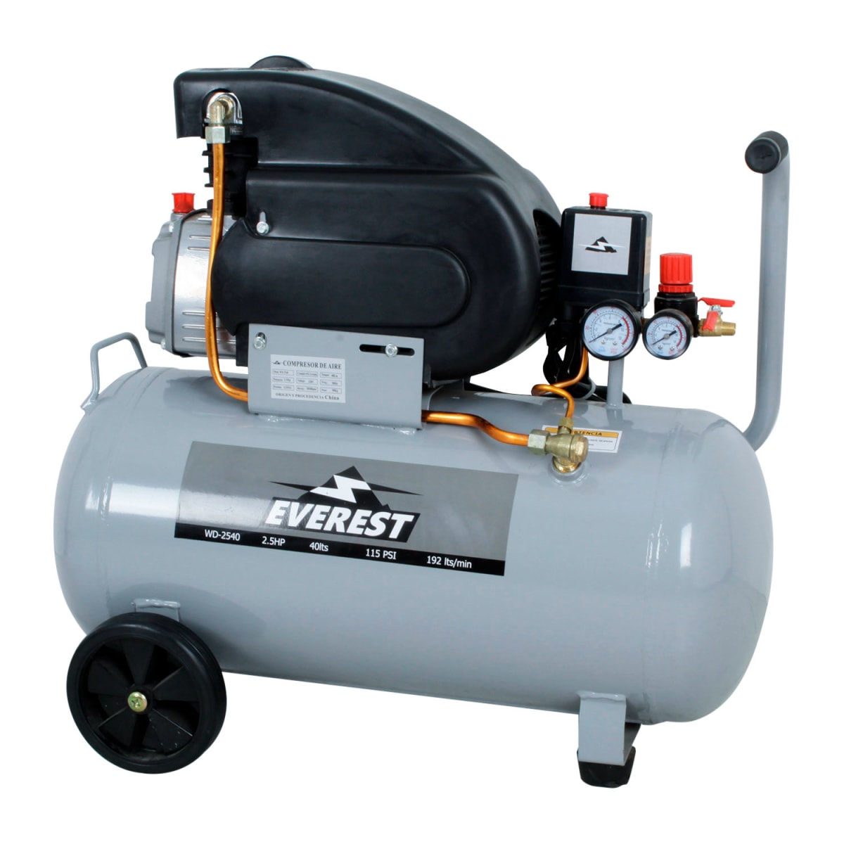 MOTOCOMPRESOR 40 litros 2HP WD-2540 EVEREST1