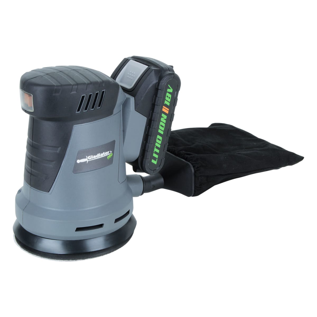 LIJADORA ROTO ORBITAL INALAMBRICA 18V 1 BAT LR8125 GLADIATOR1