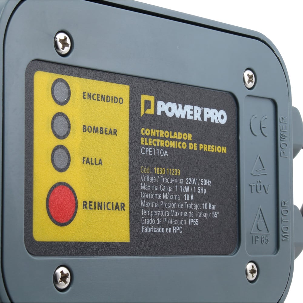 CONTROLADOR ELECTRÓNICO DE PRESIÓN 10A2