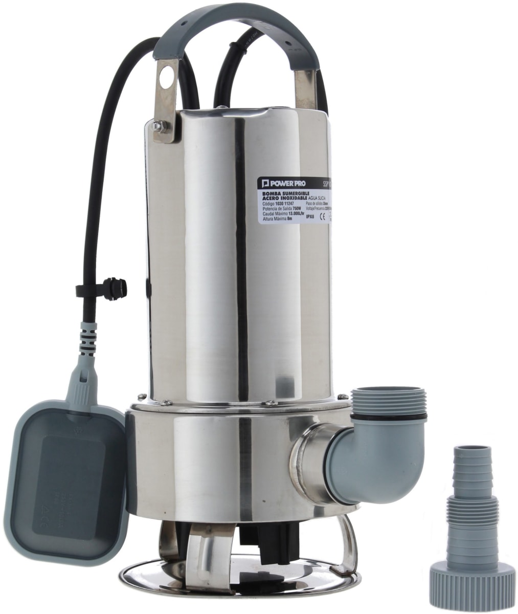 BOMBA SUMERGIBLE 1 HP AGUA SUCIA1