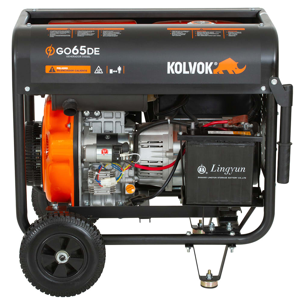 Generador eléctrico a diesel 6,5 kva4