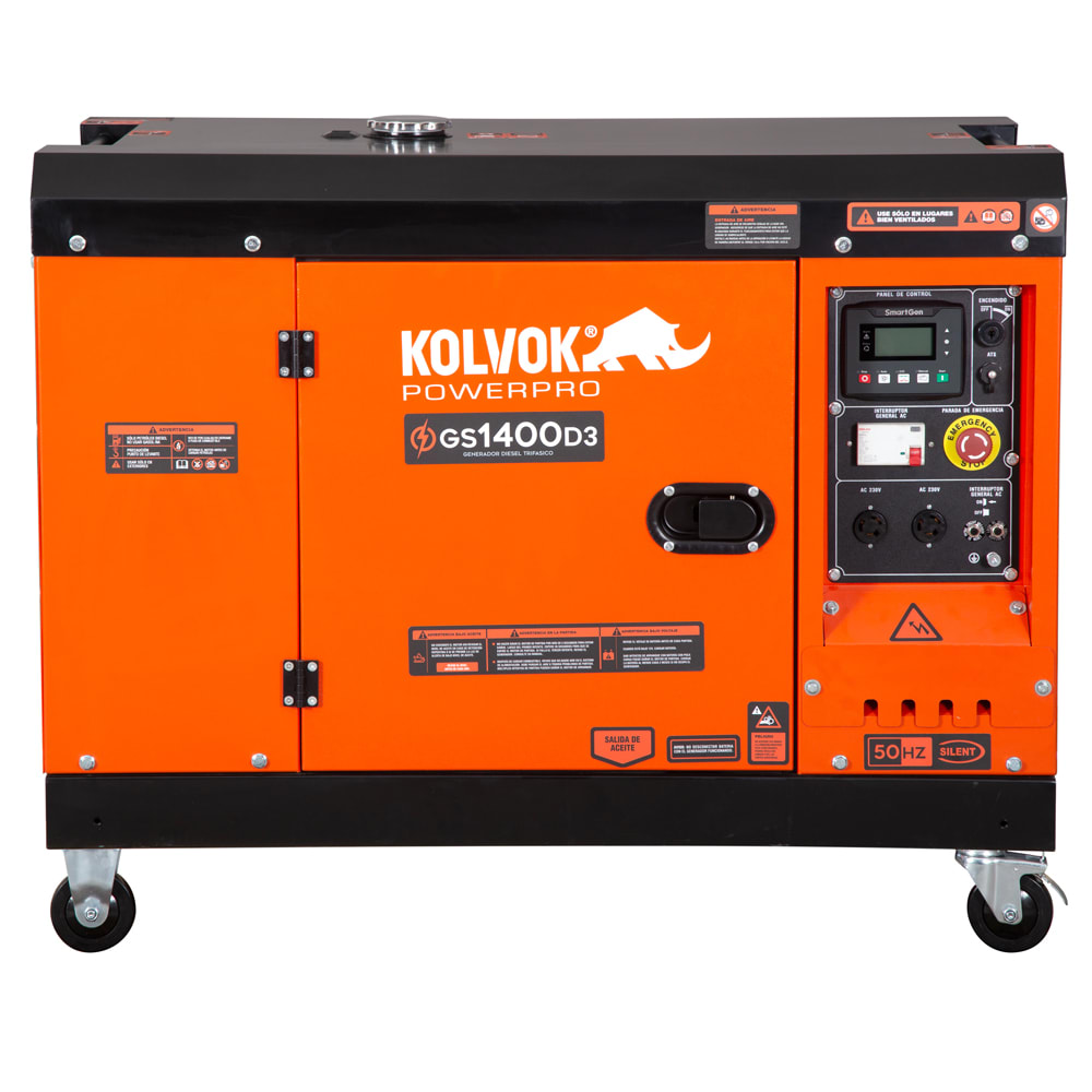 Generador eléctrico a diesel 14 kVA trifásico2