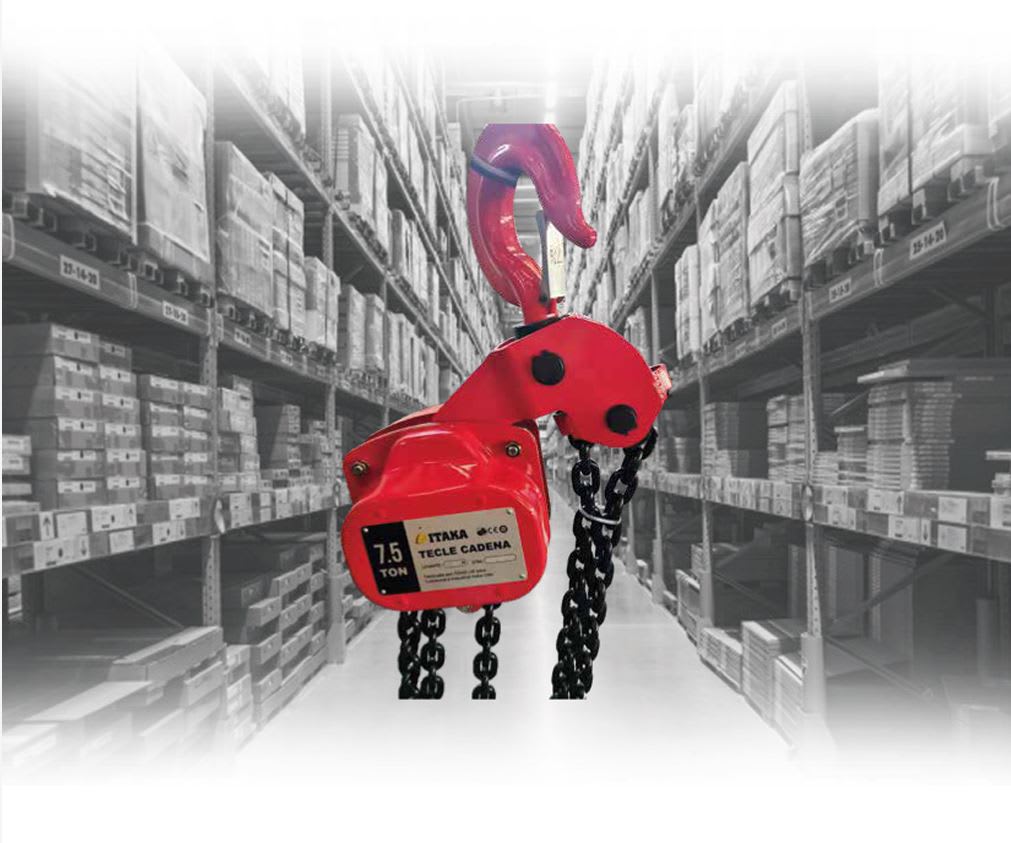 TECLE CADENA 7.5T 5.0M 10x30x3 MOD.HSZ-622A1