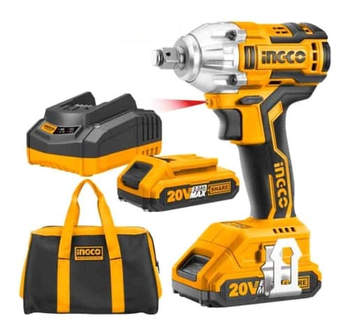 Pistola de impacto BL inalámbrica 20V-1/2” INGCO1