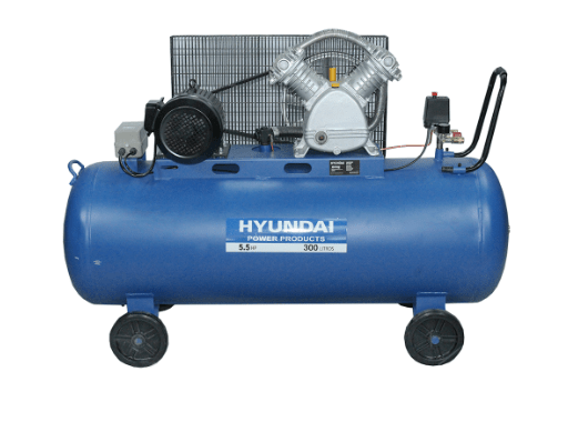 COMPRESOR DE AIRE TRIFASICO 5.5HP 300L CORREA HYUNDAI 82HYXY3001