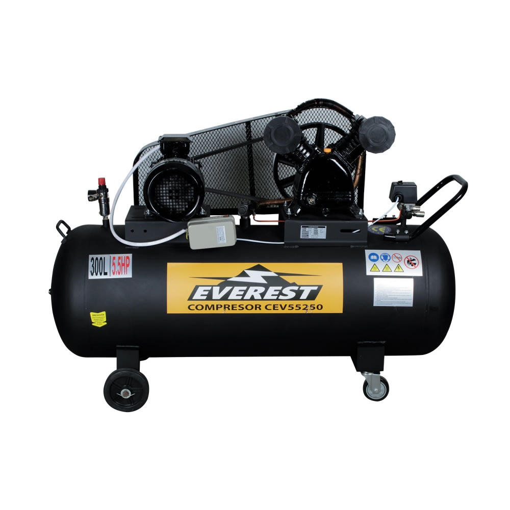 COMPRESOR 5,5hp 300 litros 380v CEV55250 EVEREST3