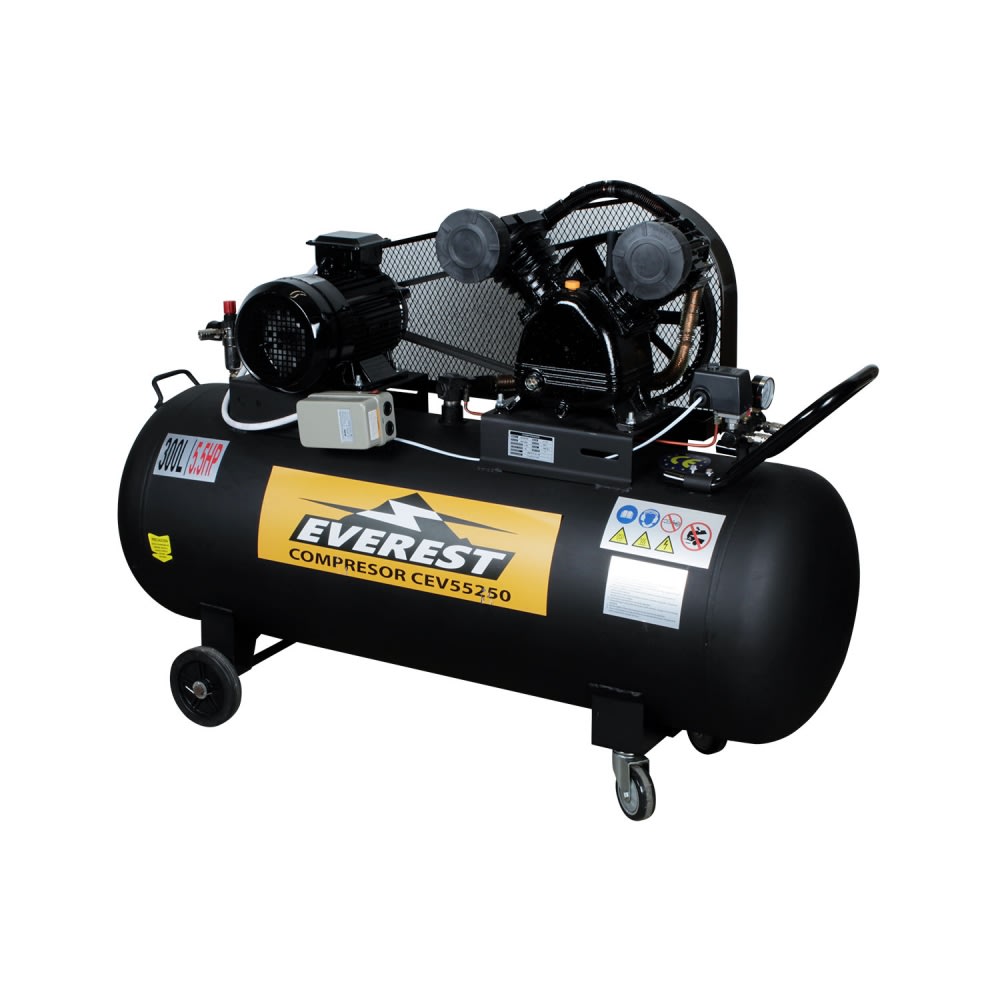 COMPRESOR 5,5hp 300 litros 380v CEV55250 EVEREST2