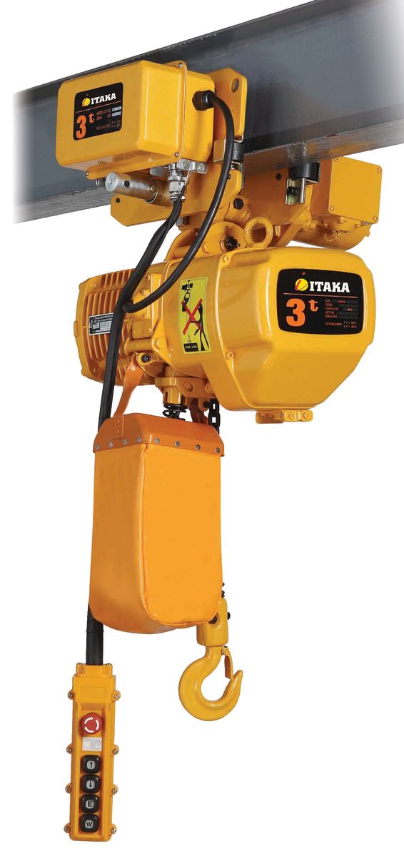 TECLE ELECTRICO 3T 6M INDUSTRIAL C/TROLLEY 380V HBD0311