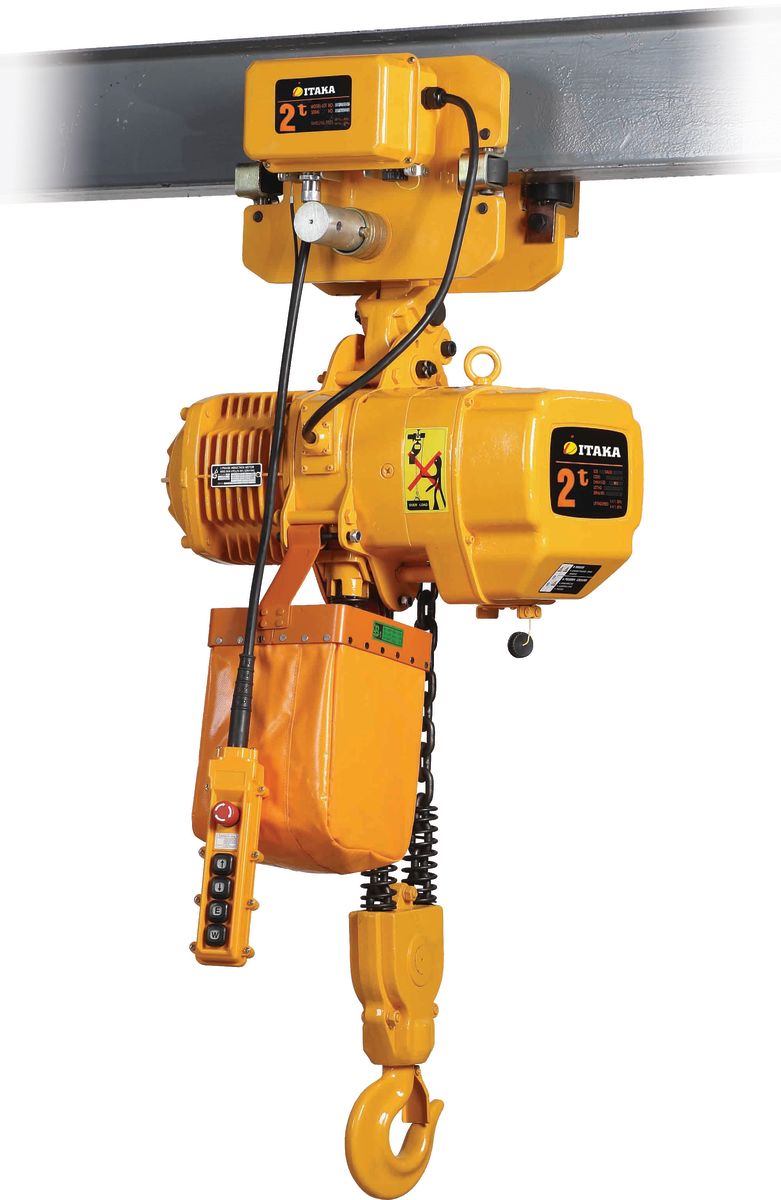 TECLE ELECTRICO 2T 6M INDUSTRIAL C/TROLLEY 220V EHC021
