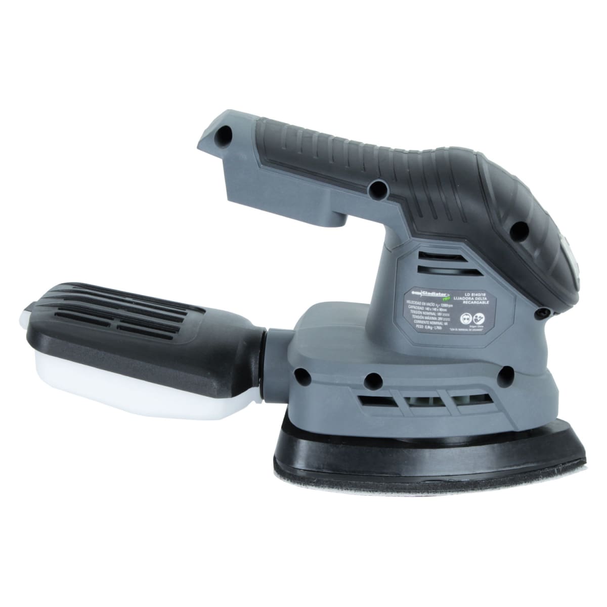 LIJADORA DELTA INALAMBRICA 18V SIN BAT LD 8140/18n GLADIATOR5