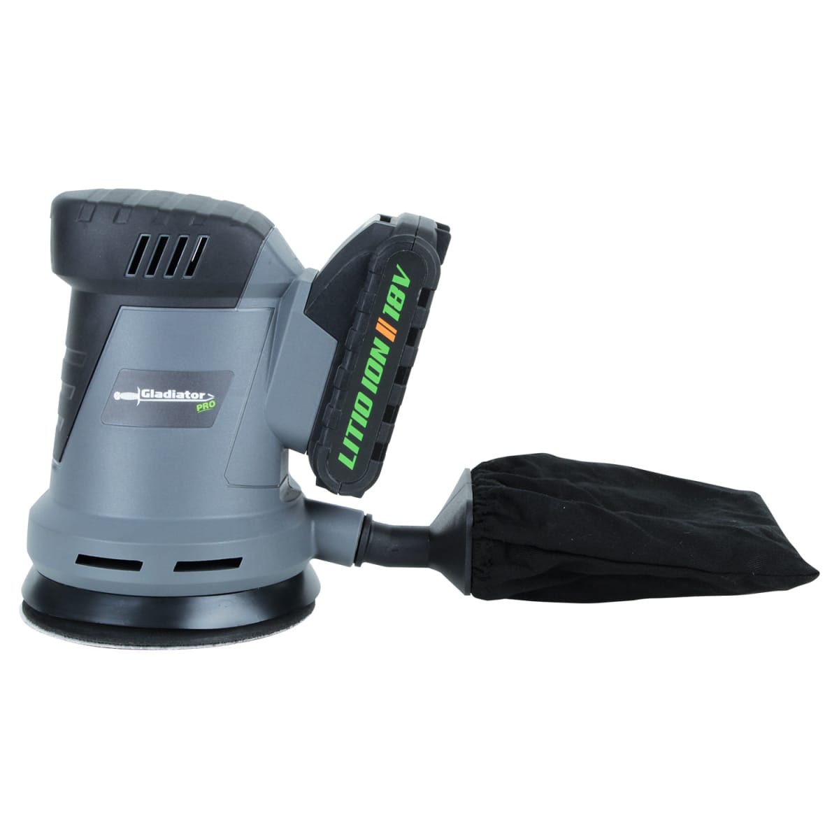 LIJADORA ROTO ORBITAL INALAMBRICA 18V 1 BAT LR8125 GLADIATOR2