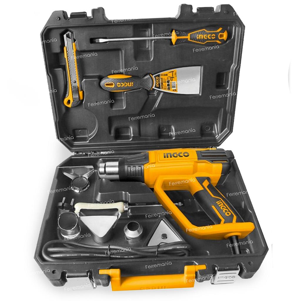 Pistola de calor con regulador digital 2000W INGCO1