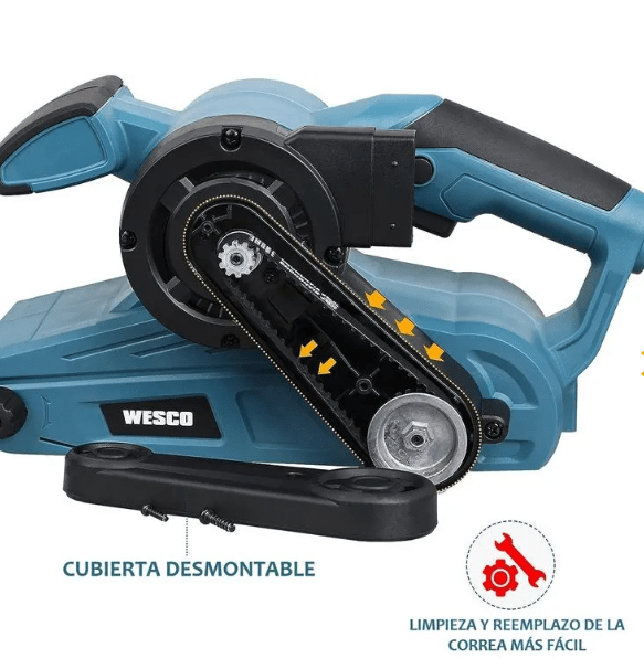 LIJADORA DE BANDA 920W 75X533MM WS4366 WESCO5