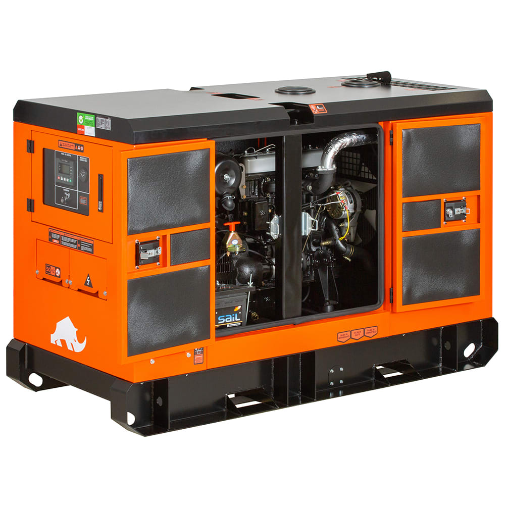 Generador eléctrico a diesel monofásico 17kVA4