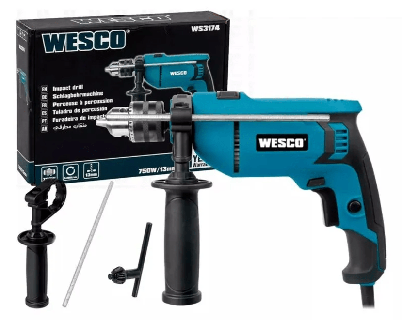 TALADRO PERCUTOR 13MM 750W WESCO WS3174 | HDTOOLS3