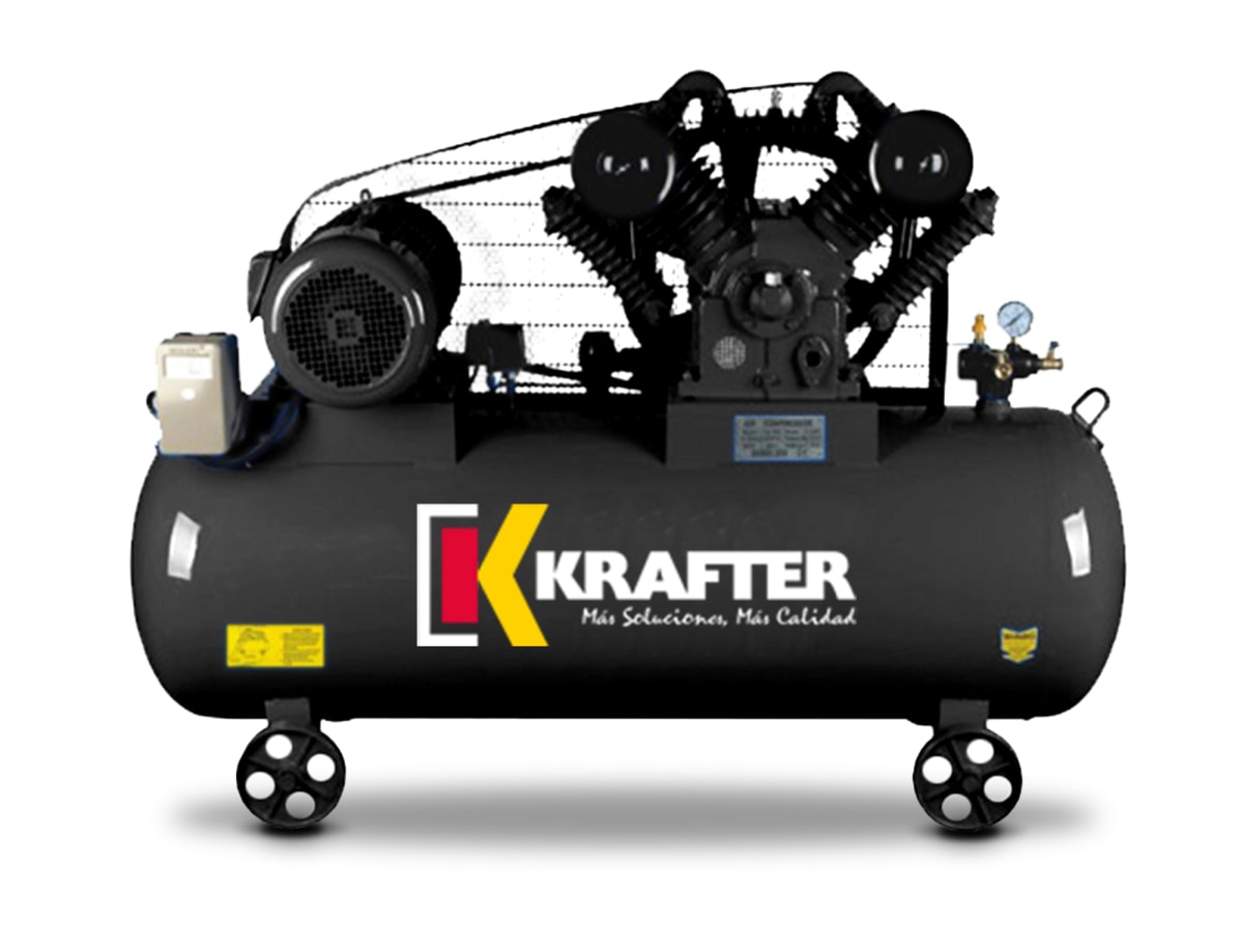 Compresor Monofásico 300 Lts. 10Hp KRAFTER1