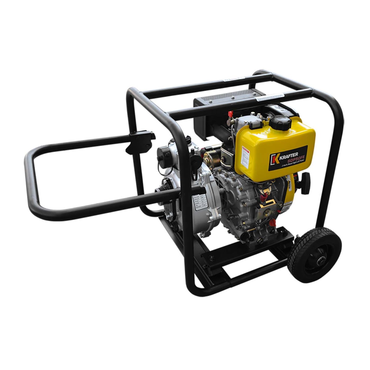 Motobomba KRAFTER SDP50FE Diesel Alta Presión 2X2 P.Man1