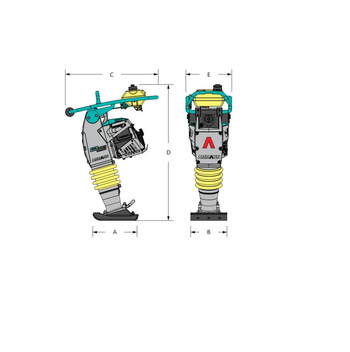 Vibropisón ACR 70D Yanmar Diesel AMMANN1