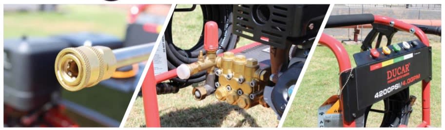 HIDROLAVADORA AGUA FRIA 13HP INDUSTRIAL 303BAR DGPW42TE DUCAR2