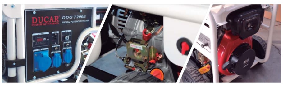 GENERADOR DIESEL 6.0KW ELECTRICO DDG7200E DUCAR2