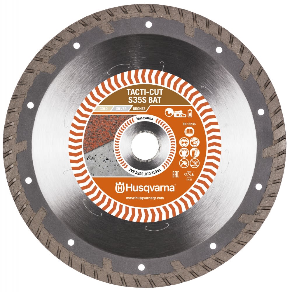 Disco de corte TACTI CUT S35S BAT para K535i Husqvarna1