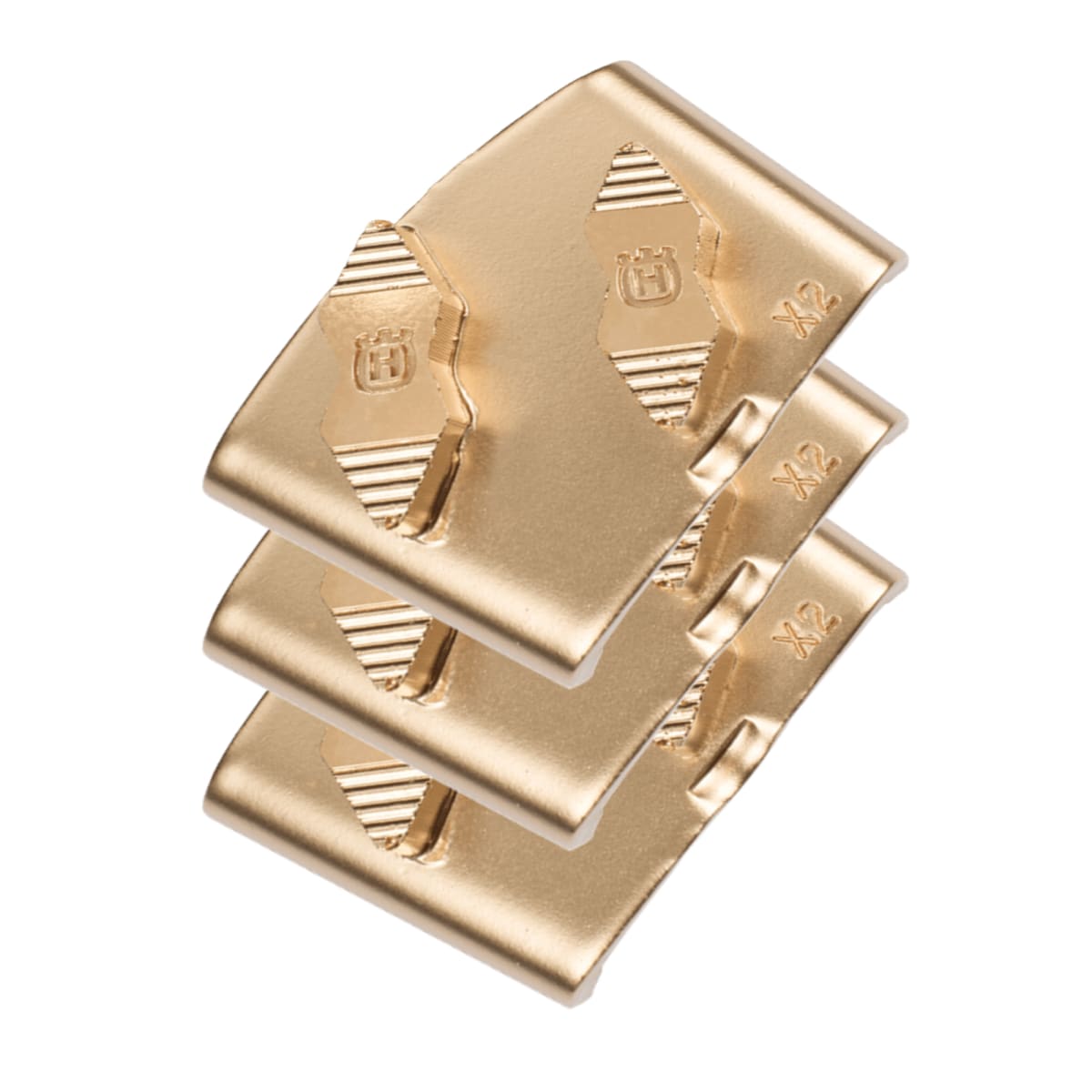 Pack 3 diamante metálico X2 G25 Oro Husqvarna HTC1