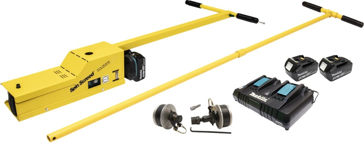 Alisadora de rodillo Spinscreed 4.3 metros Marshalltown USA2