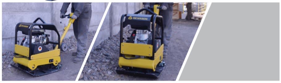 PLACA COMPACTADORA REVERSIBLE 7.5HP 30KN MOTOR ROBIN GCH3050R2