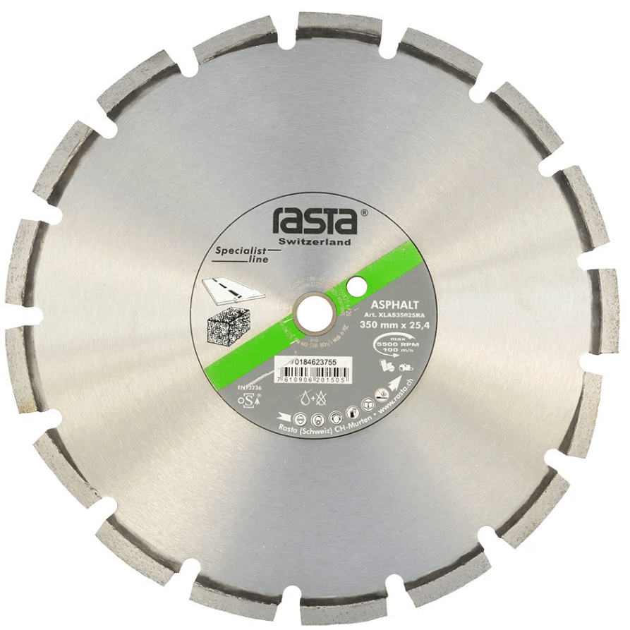 DISCO DIAMANTADO - ASFALTO - 14'' - RASTA - (350X3,2X25MM)1