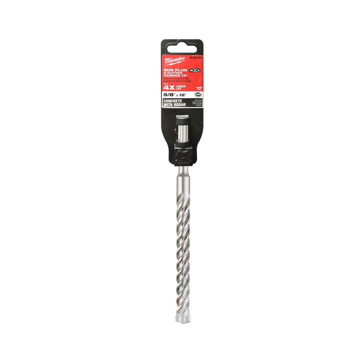 SDS PLUS MX4 5/8'' X 10'' X 12'' 48-20-7203 MILWAUKEE | HDTOOLS1
