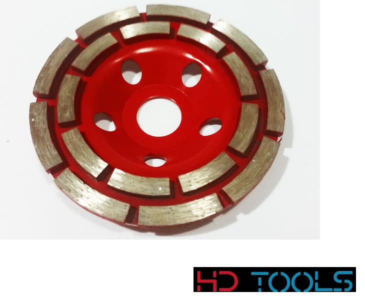 Copa Diamantada Desbaste Doble Segmento 4 1/2 Hdtools1