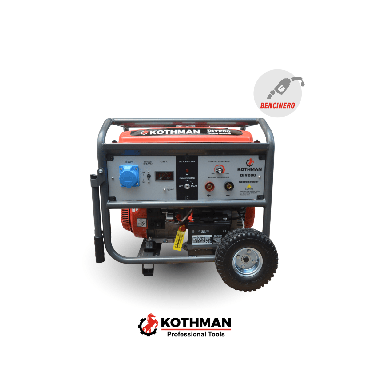 Motosoldadora 200 Amper DIY200 Kothman1