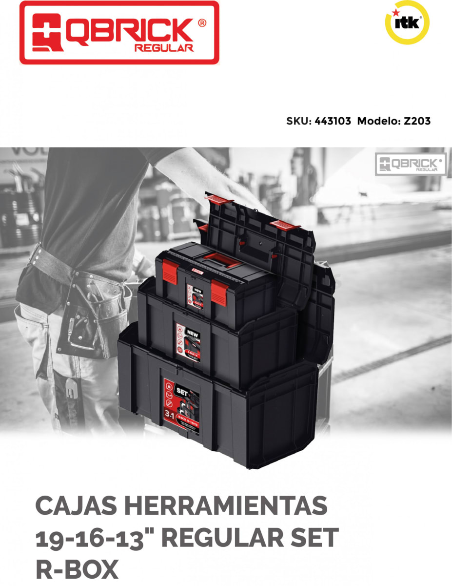 CAJAS HERRAMIENTAS 19-16-13 SET R-BOX MOD.Z2031