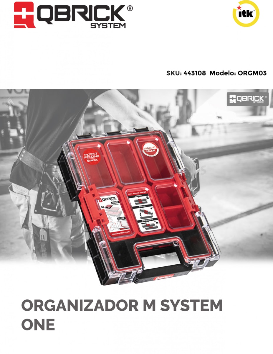 ORGANIZADOR M SYSTEM ONE MOD.ORGM032