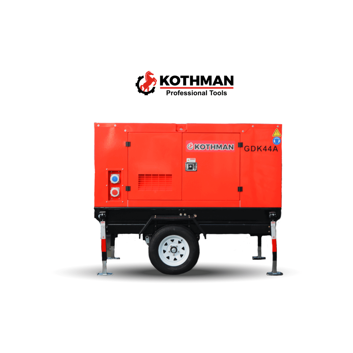 Generador Diesel Kothman 44 Kw Mod.GDK44A Insonoro c/Carro1