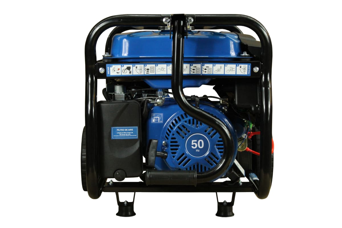 Generador Hyundai Gasolina 3,5 Kva P.eléct. monof. Abierto c/ruedas2