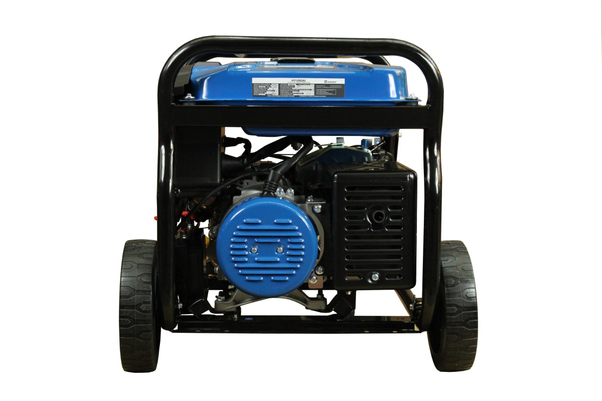 Generador Hyundai Gasolina 5,5 Kva P.eléct. monof. Abierto c/ruedas HYG7750E4