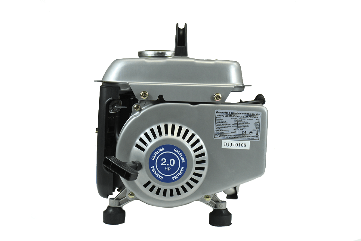 Generador Hyundai Gasolina 0,65/0,72 Kw/Kva Partida manual monofásico Compacto4