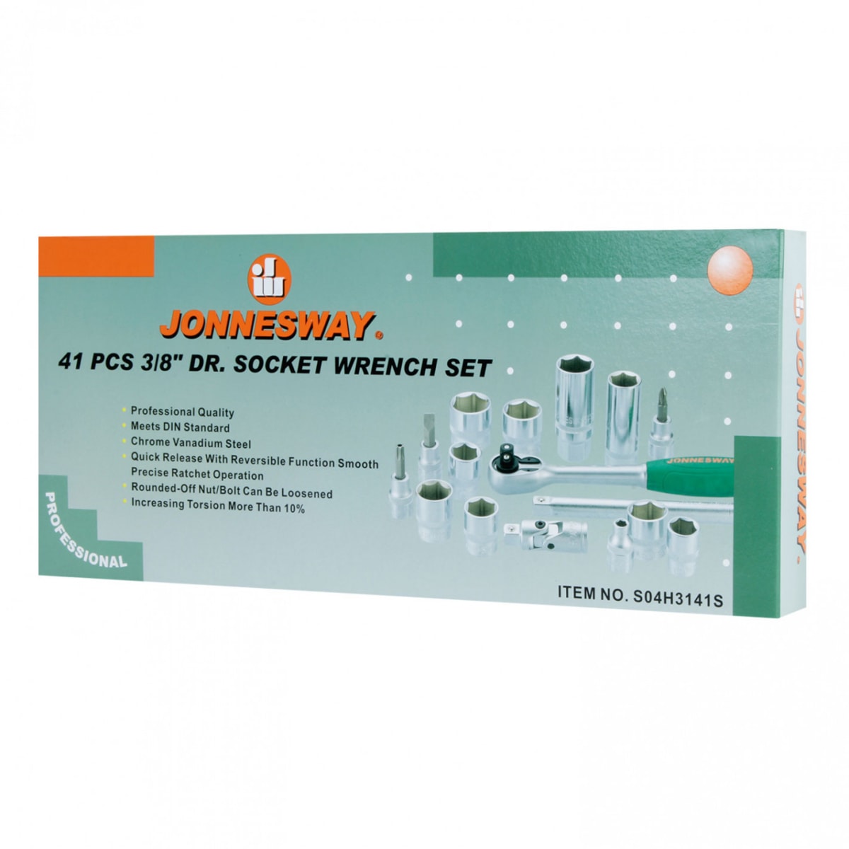 JUEGO DE DADOS 3/8'; 41 PIEZAS S04H3141S JONNESWAY2