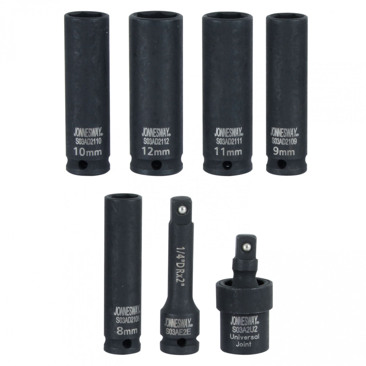 KIT LLAVE DE IMPACTO 1/4'; JAI-1232K JONNESWAY5