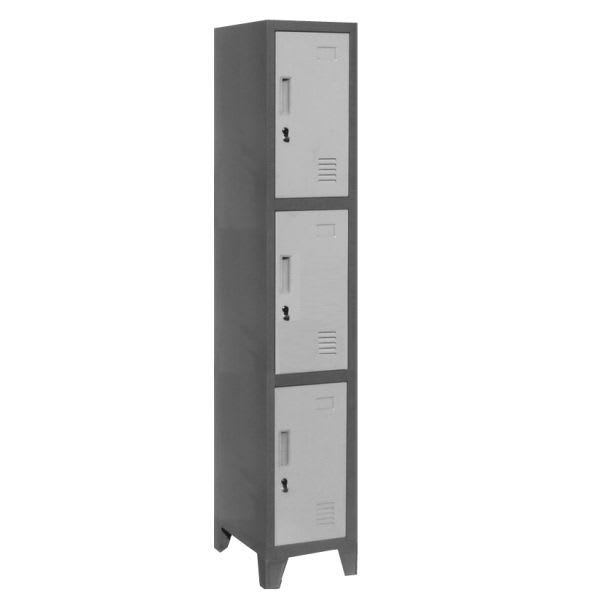 Locker metálico 1 cuerpo 3 puertas L100-31