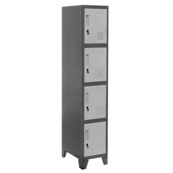 Locker metálico 1 cuerpo 4 puertas L100-41